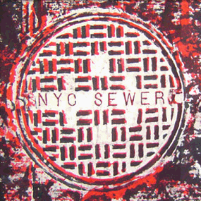 NYC Sewer Red by Mark Nilsen